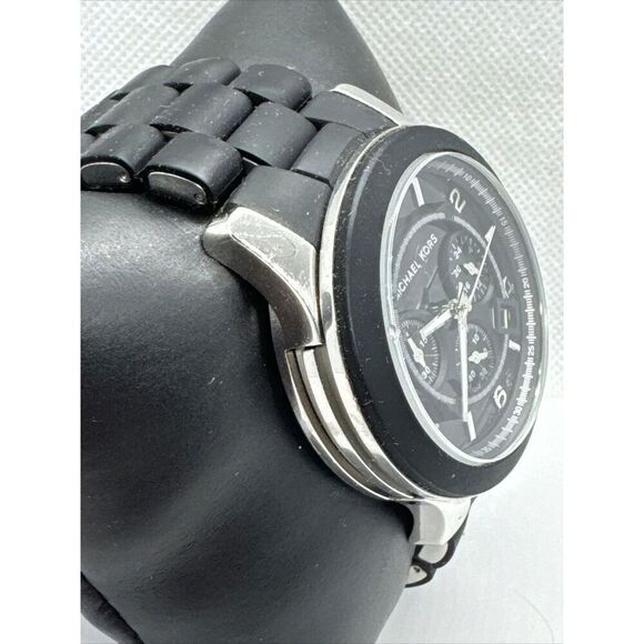 Michael Kors Runway MK8107 Men Analog Black Chronograph Dial Quartz Watch JNA836 main image 6